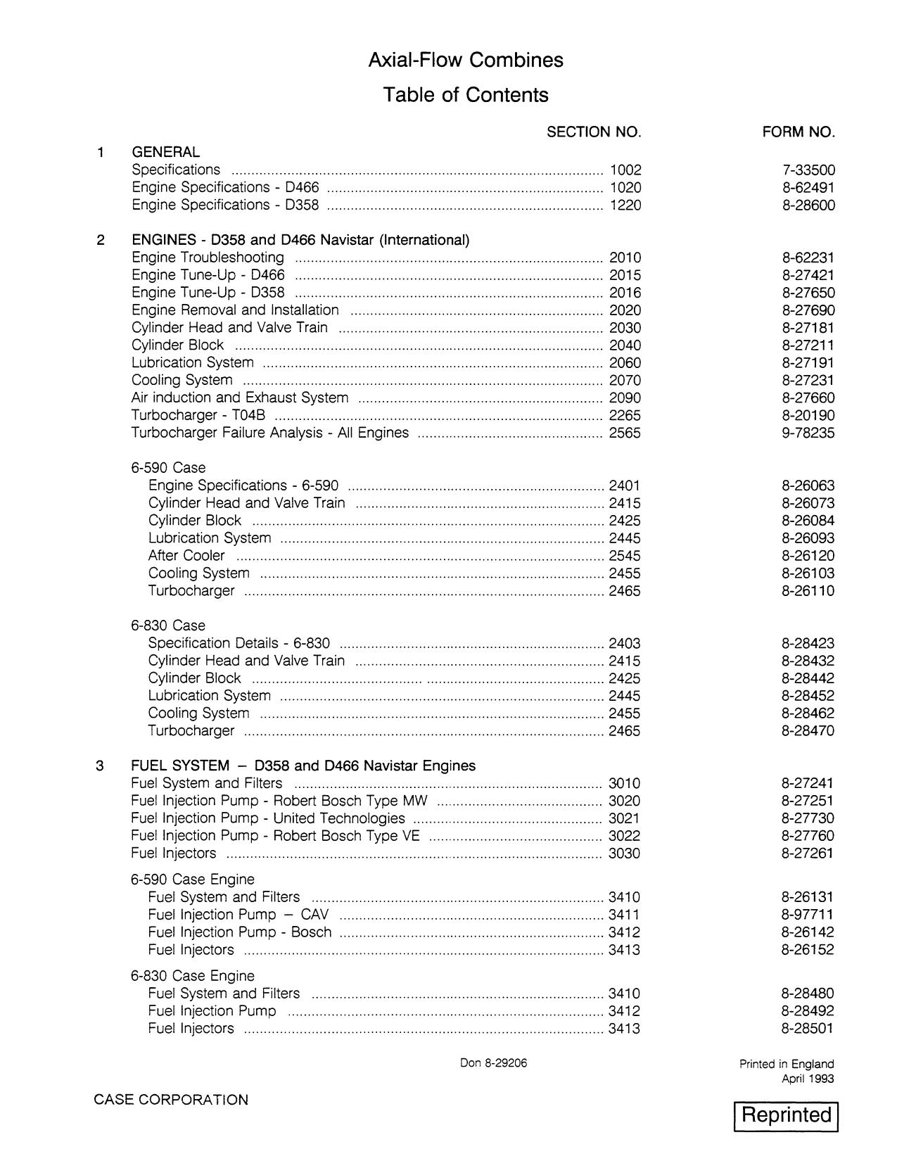 1680 COMBINE SERVICE MANUAL